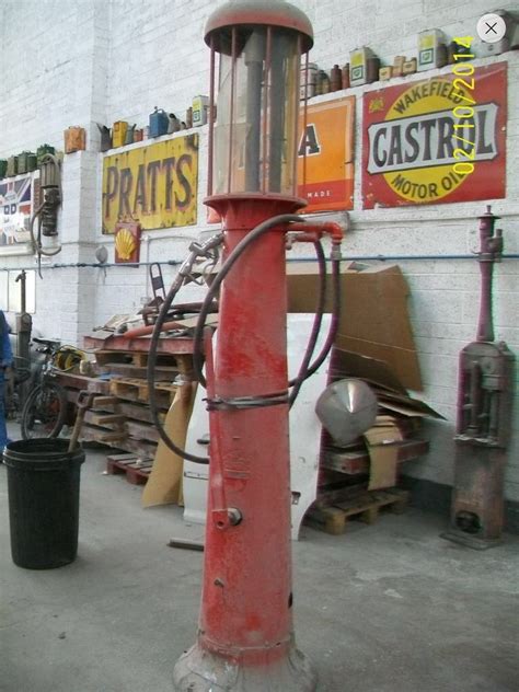 Lot 84 (Sale Order 84 of 560) Sold for to onsite "Tax, Shipping & Handling and Internet Premium not included. . Unrestored visible gas pump for sale